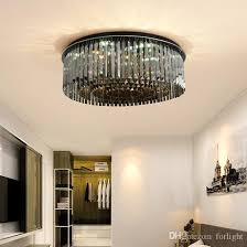 Round Crystal Chandelier Ceiling Lights