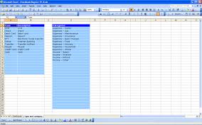 Checkbook Register Excel Templates Bank Accou On Account
