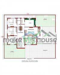 70x60 House Plan 70 By 60 Front