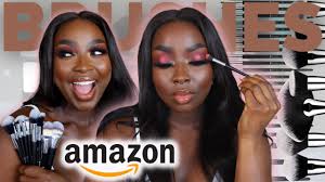 full face using amazon brushes step by