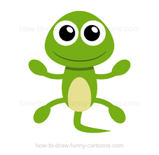 Animal bird black blue brown clipart color comic cute drawing eyes face flower. How To Draw A Lizard With A Fun Posture