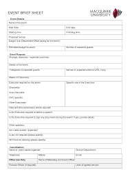 Project Brief Template Google Search Job Application