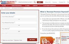 Icici Prudential Term Life Insurance Premium Payment gambar png
