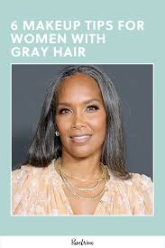 6 makeup tips for women with gray hair