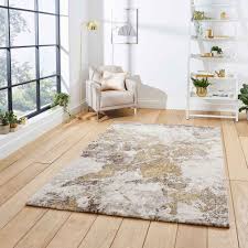 gold silver modern rugs abstract small