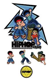 hip hop cartoon characters vector for