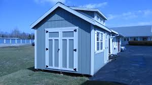 vista style storage shed 10x12 shown