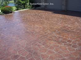 Stenciled Concrete Erfield Color