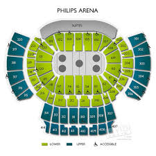 Valid Philips Arena Concert Seating Chart With Rows Philips