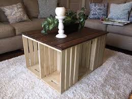 Diy Pallet And Crate Coffee Table