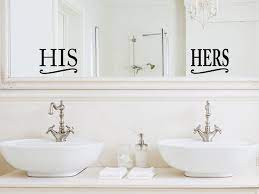 Bathroom Mirror Wall Decals