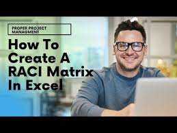 how to create a raci matrix in excel