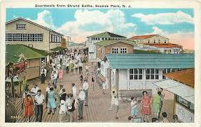 Boardwalk From Strand Baths Seaside Park Nj Great Old