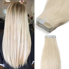 At zala we love 24 inch hair extensions, they give you flexibility to work with different hair styles without sacrificing on length. 40pcs Tape In Hair Extensions 100 Remy Human Hair Straight Skin Weft Hair Extensions 18inches 100g 40pcs Set 60 Platinum Blonde Amazon Co Uk Beauty