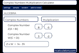 Complex Numbers Multiplication Calculator