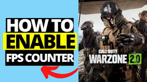 enable fps counter in warzone 2 on pc