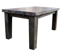 reclaimed redwood dining table br