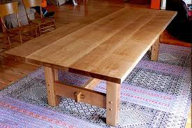 white oak dining table offerman wood