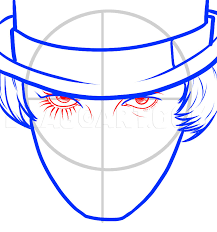 how to draw alex a clockwork orange