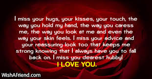 i miss your hugs your kisses missing