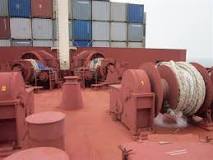 What are the maintenance done on the mooring winch?