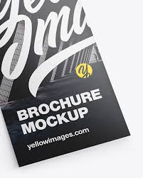 Each of these mockups is in high quality, high resolution and free to download and use. Glossy Flyer Mockup In Stationery Mockups On Yellow Images Object Mockups