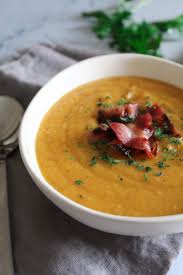 scottish red lentil soup with bacon