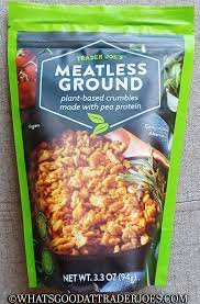 trader joe s meatless ground