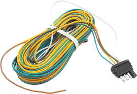 Rv trailer wiring diagram 4 way and flat with trailer plug wiring diagram 4 pin youtube showy way carlplant lively flat and 7way trailer wiring diagram with 4 way flat molded connectors allow basic hookup for three lighting functions right turn signal stop light green 5 wire trailer wiring diagram. Trailer Wire Harness 25 Feet 4 Way Flat Plug Walmart Com Walmart Com