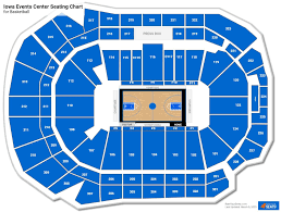 iowa events center basketball seating