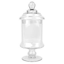 clear glass apothecary jar 15 at home