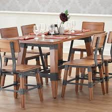 This version of the rectangular counter height is in the hewned maple variant and sized to seat up to six. Lancaster Table Seating 30 X 60 Solid Wood Live Edge Dining Height Trestle Table With Legs And Antique Natural Wood