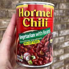 hormel vegetarian chili with beans