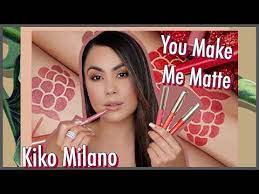 kiko milano you make me matte lipstick