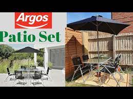 argos home pacific six seater metal