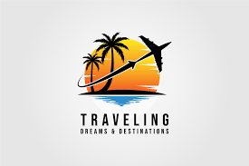 travel agency vector logo template