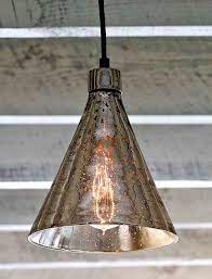 Mercury Glass Pendant Light