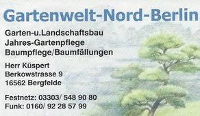 Am stichkanal 41, 14167 berlin. Gartenwelt Nord Berlin Brandenburg Gartenpflege Baumpflege Gartenbau