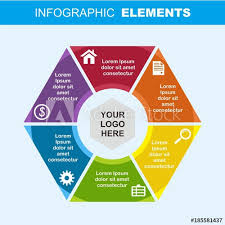 Template Chart Infographic Design With Nice Shape And Nice