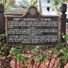 Fort Lauderdale Florida Historical Marker