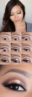 makeup tips for asian women rose gold smokey eye tutorial for asian women simple