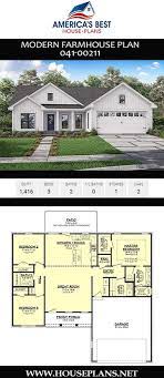 House Plan 041 00211 Modern Farmhouse