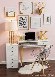 gold bedroom home office decor