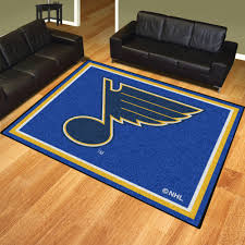 st louis blues 1 4 plush area rug