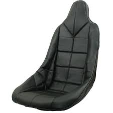 Empi Black Square Seat Cover For High