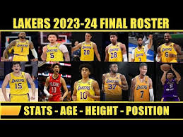 los angeles lakers 2023 24 final roster