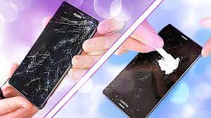 fixing a smashed phone screen on a