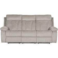 Mitchiner Grey Reclining Sofa With Drop