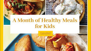 a month of healthy dinner ideas for kids