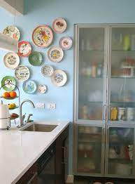 ideas with plates on wall